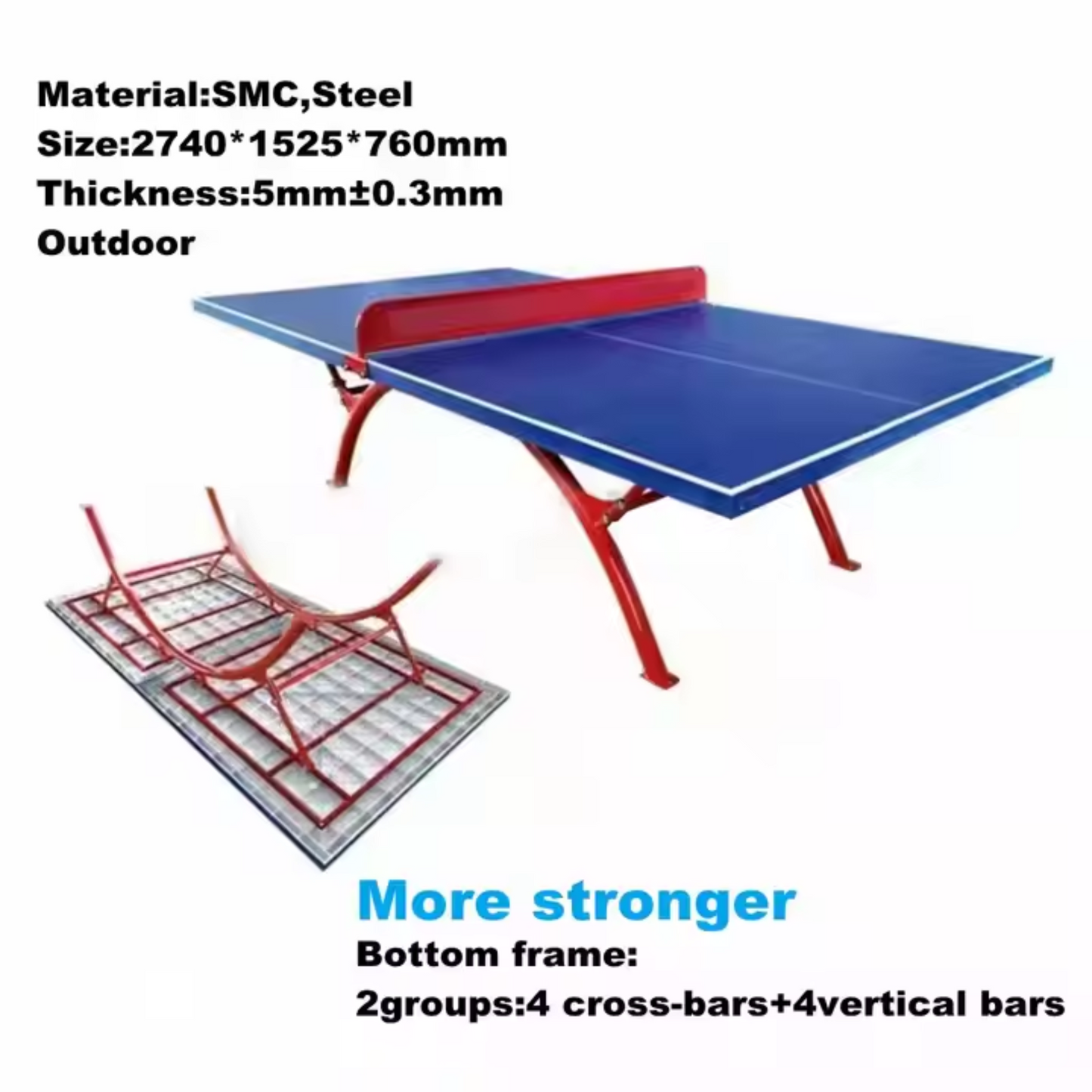 StratusEdge Elite Ping Pong Table